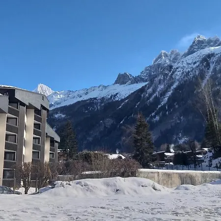 Studio Plein Sud Vue Mont Blanc Chamonix Exterior photo